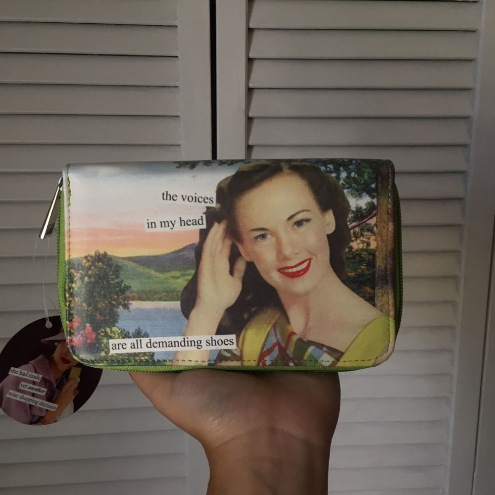 NWOT Vintage Wristlet by Anne Taintor